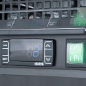 Szafa chłodnicza do butelek 500 l - panel sterowania z wyświetlaczem i włącznikiem
