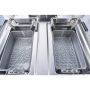 Frytownica elektryczna, nastawna, V 2x10 l, 18 kW Stalgast Sp. z o.o. Frytownice i tostery - 4store.pl