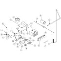 Zmywarko-wyparzarka uniwersalna 3.4/4.9 kW - rysunek techniczny części elektrycznych