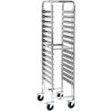 Wózek transportowy ze stali nierdzewnej, 14x GN 1/1