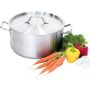 Garnek niski z pokrywką, stalowy, Ø 320 mm, V 12,9 l Stalgast Sp. z o.o. Pozostałe - 4store.pl