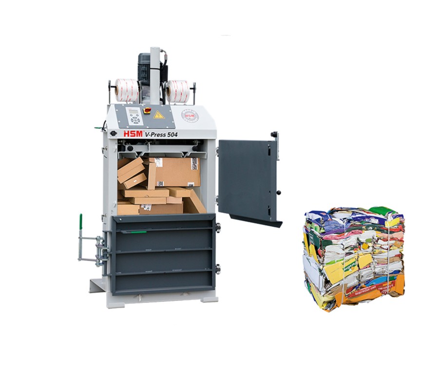 belownica hsm, belownica do dopadów, belownica do makulatury, belownica do folii, belownica pionowa, belownica pozioma, prasa do makulatury