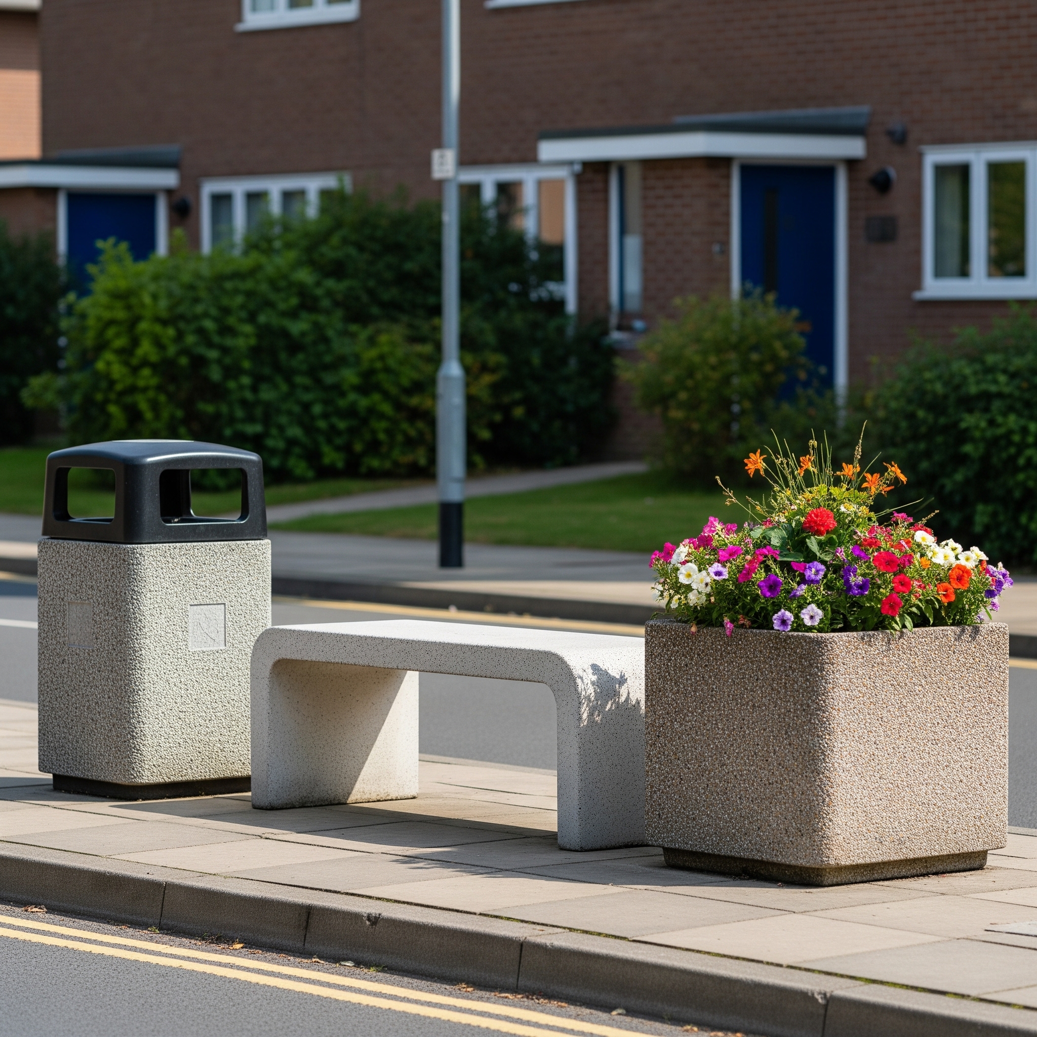 mała architektura z betonu