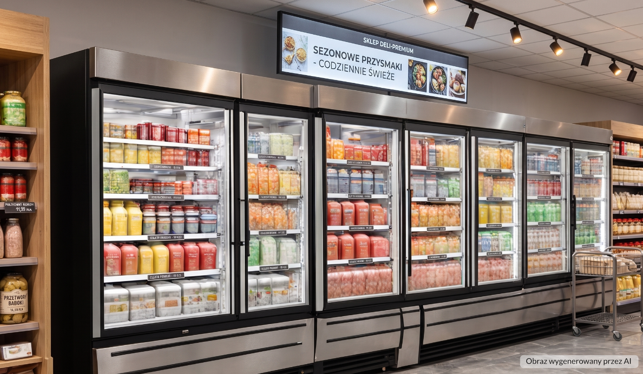 regały chłodnicze, regał chłodniczy, chłodnictwo 4store