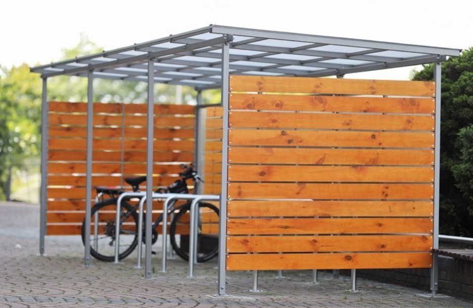 wiata rowerowa zorza, wiata zorza, wiata na 20 rowerów, wiata krosstech
