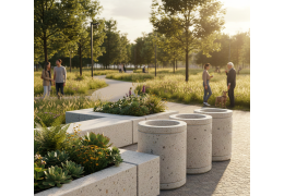 Ekologia w małej architekturze - jak betonowe kosze i ławki wspierają zrównoważony rozwój?