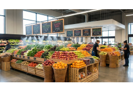 Regały na owoce i warzywa - estetyczne rozwiązania dla sklepów spożywczych